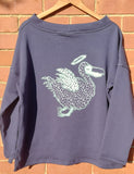 Classic Dodo Boatneck Sweatshirt - Indigo