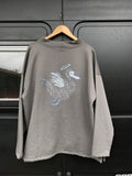 Men's Boatneck Sweatshirt - Pebble Grey